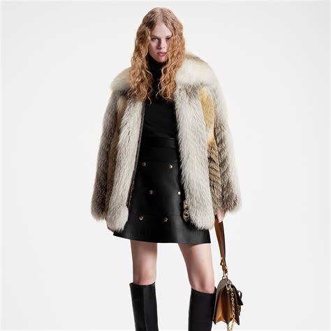 Louis Vuitton women's fur coats